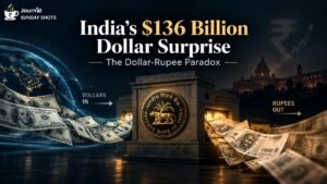 India's $136 billion dollar surprise and the dollar-rupee paradox