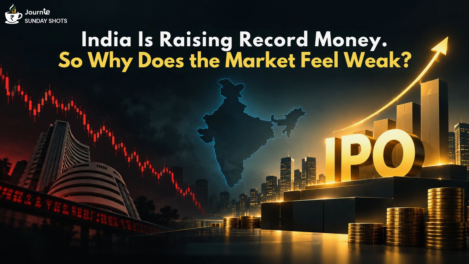 India raising record money through IPOs while the stock market remains weak